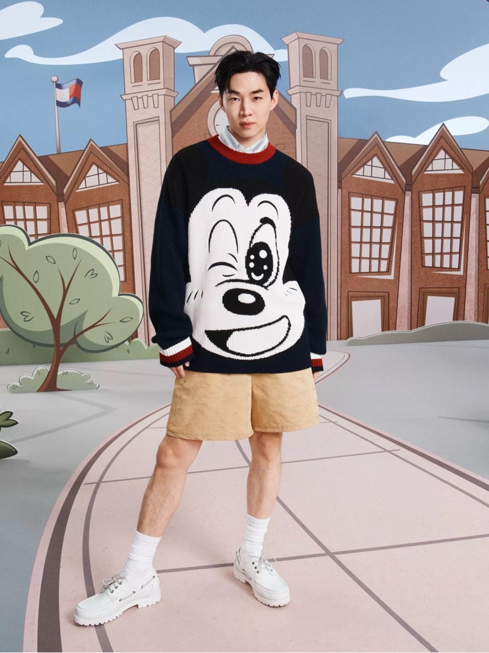 Mickey Mouse Icon Shorts for Adults by Tommy Hilfiger -Disney100 Men’s Size XS